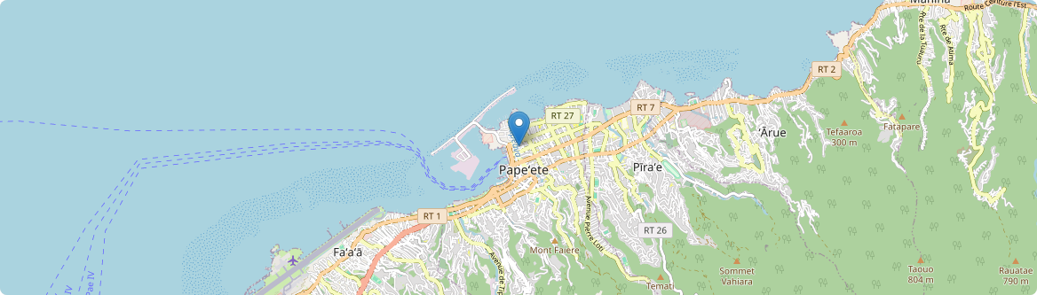 Papeete - Carte