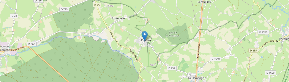 Papleux - Carte
