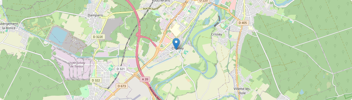 Parcey - Carte