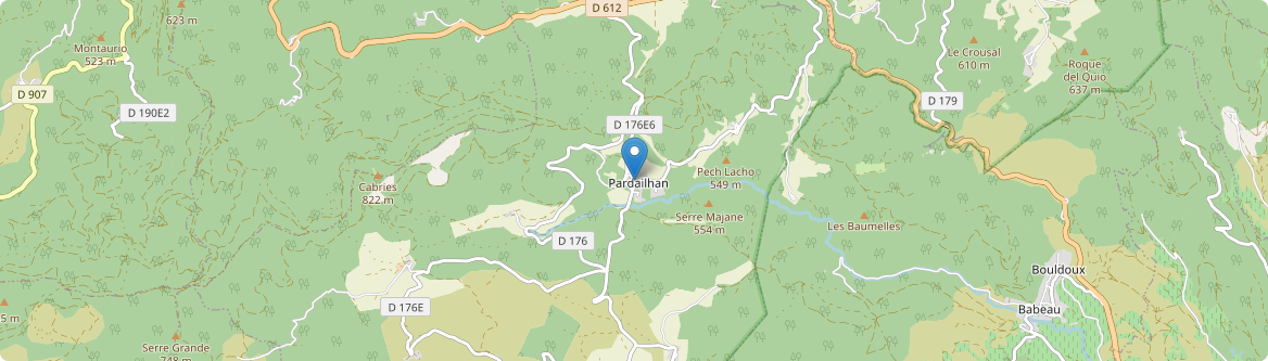Pardailhan - Carte