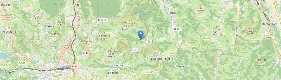 Paréac - Carte