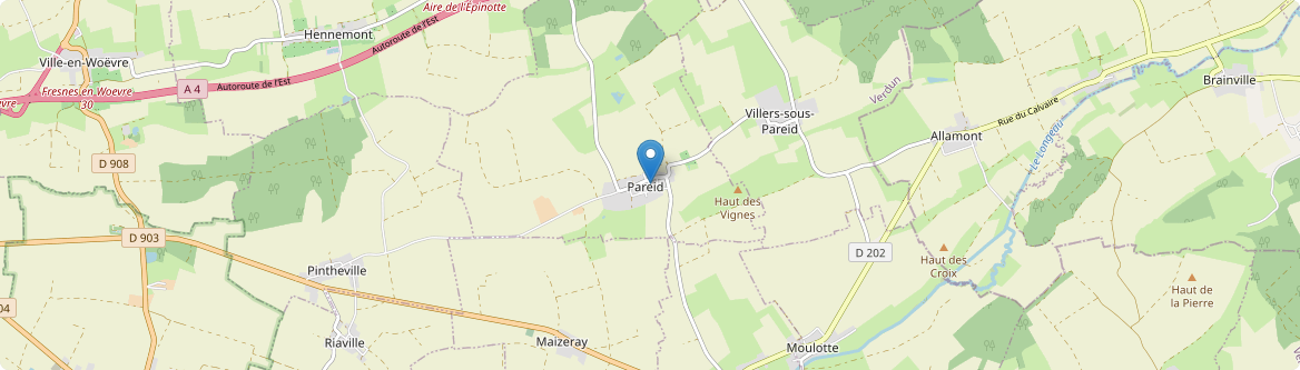 Pareid - Carte
