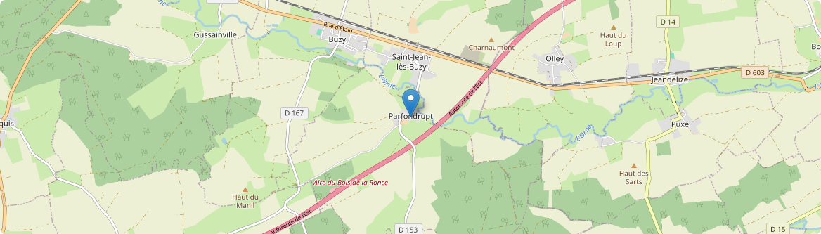 Parfondrupt - Carte