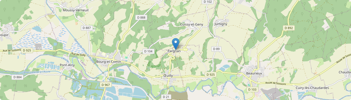 Pargnan - Carte