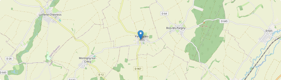 Pargny-les-Bois - Carte