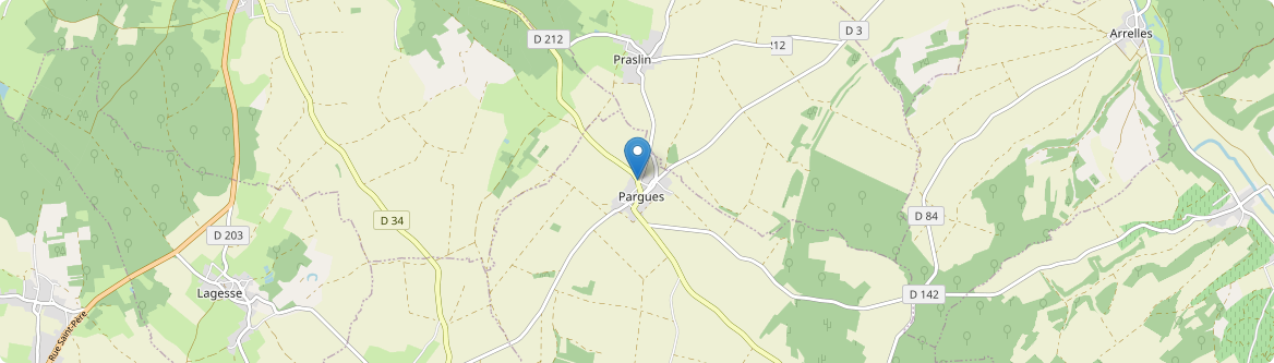 Pargues - Carte