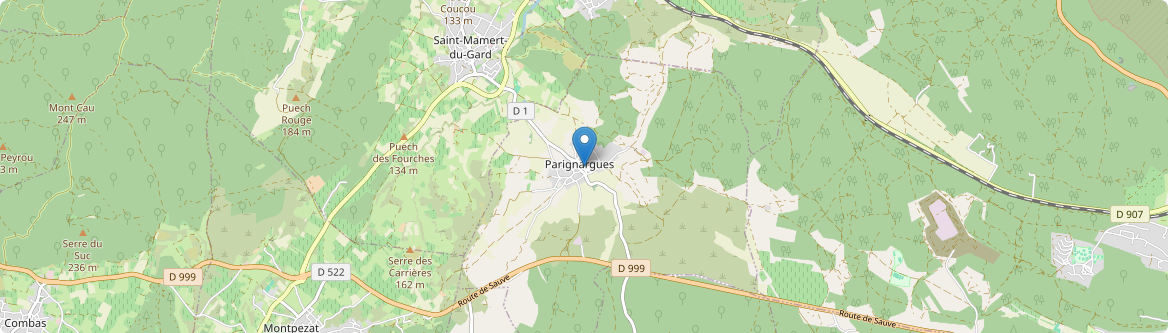 Parignargues - Carte
