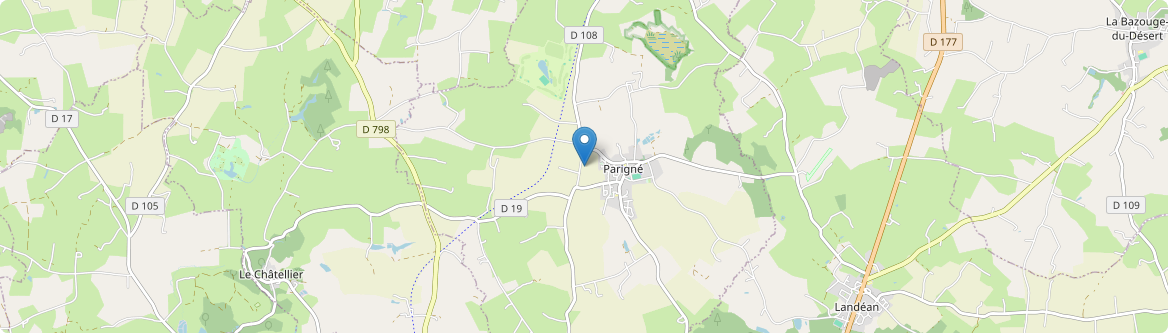 Parigné - Carte