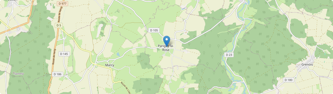 Parigny-la-Rose - Carte