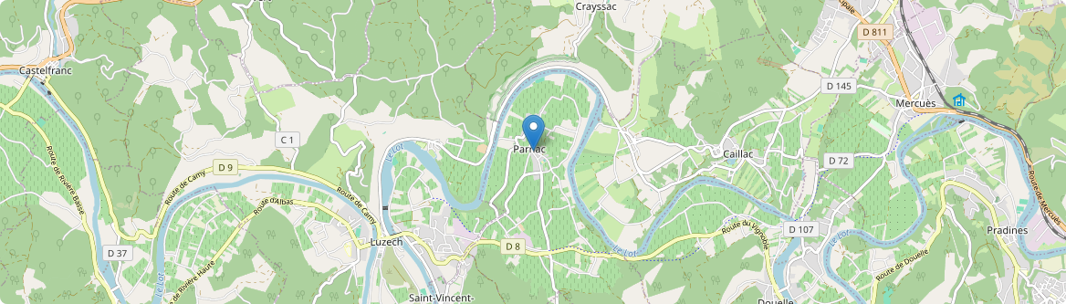Parnac - Carte