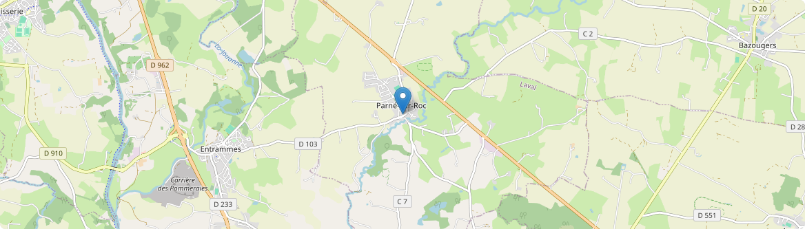 Parné-sur-Roc - Carte