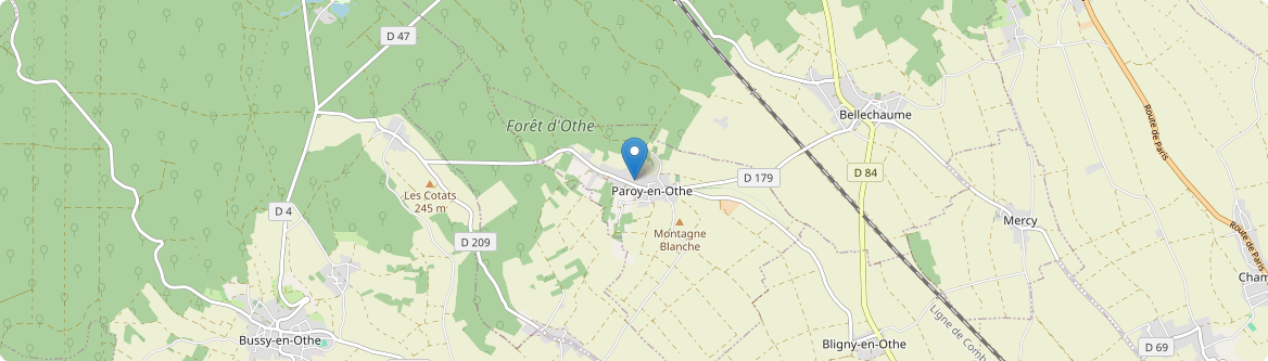 Paroy-en-Othe - Carte