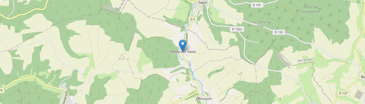 Paroy-sur-Saulx - Carte