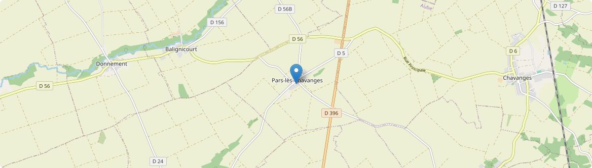 Pars-lès-Chavanges - Carte