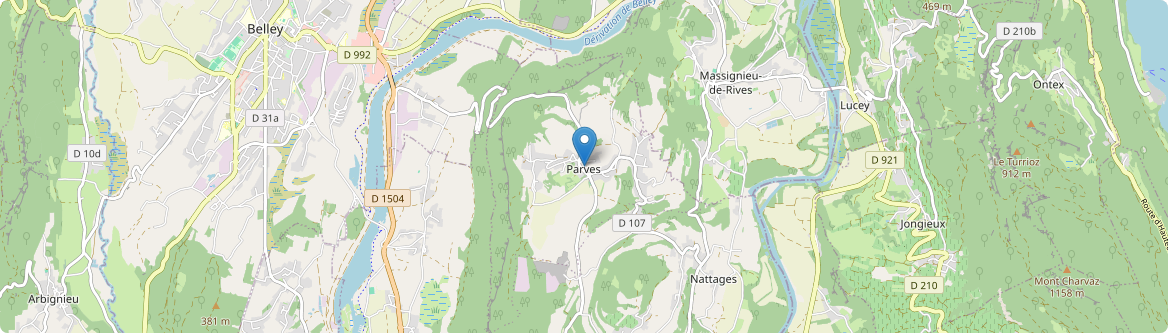 Parves et Nattages - Carte