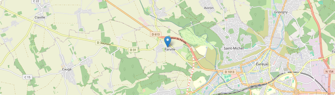 Parville - Carte