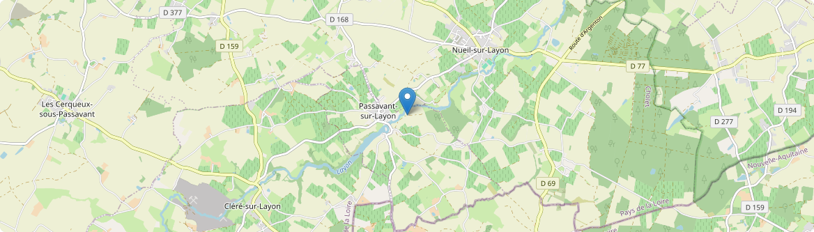 Passavant-sur-Layon - Carte