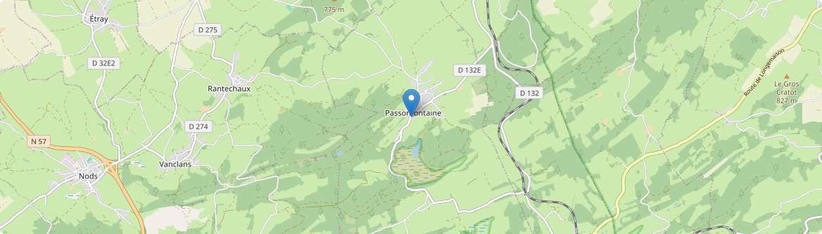 Passonfontaine - Carte
