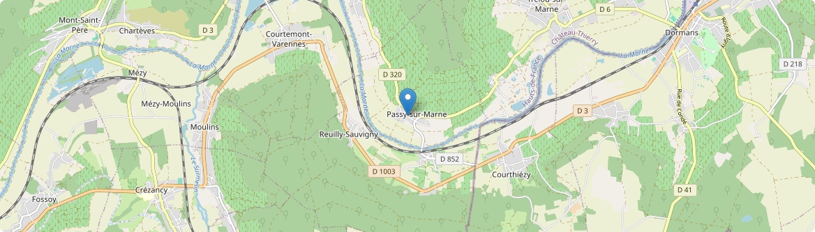 Passy-sur-Marne - Carte