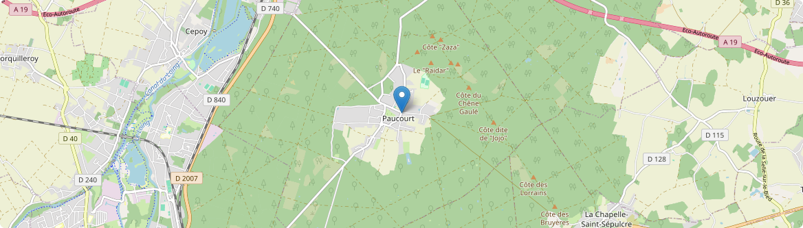 Paucourt - Carte