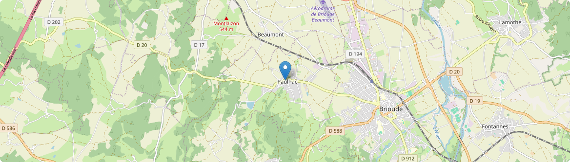 Paulhac - Carte