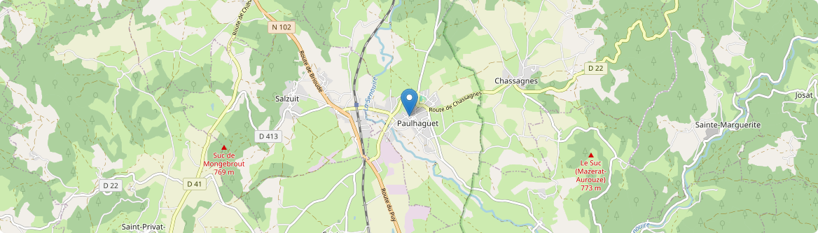 Paulhaguet - Carte