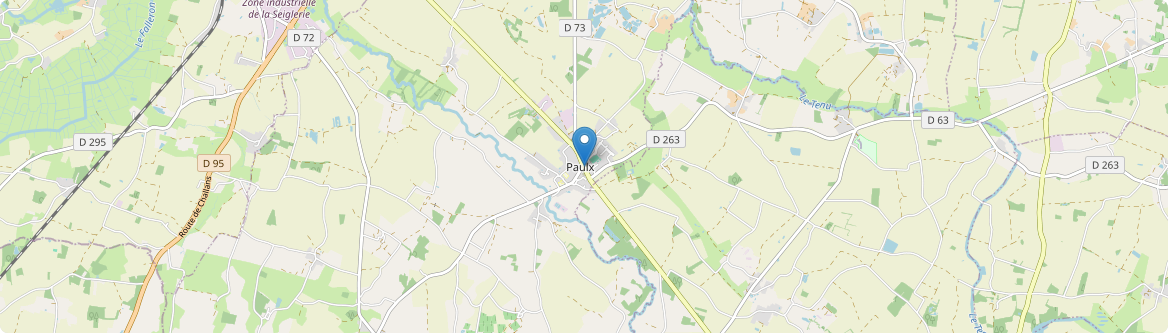 Paulx - Carte