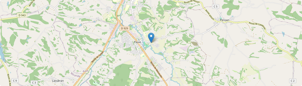 Pavie - Carte