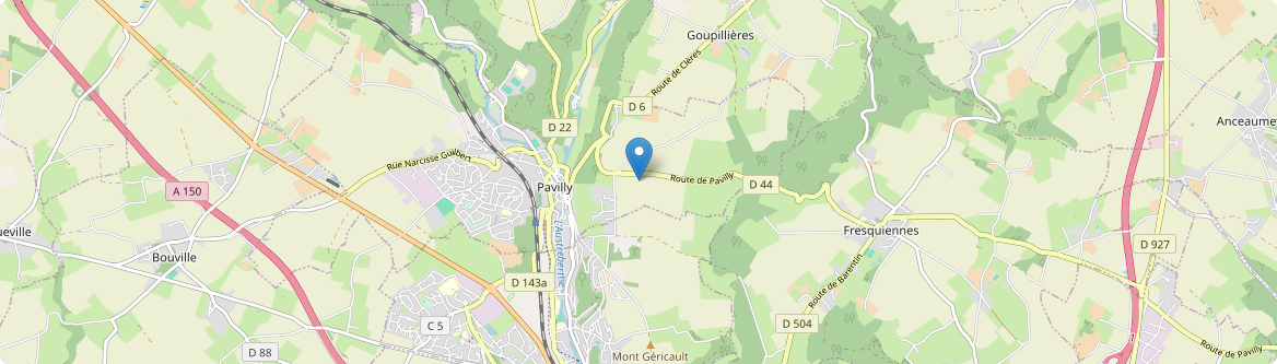 Pavilly - Carte