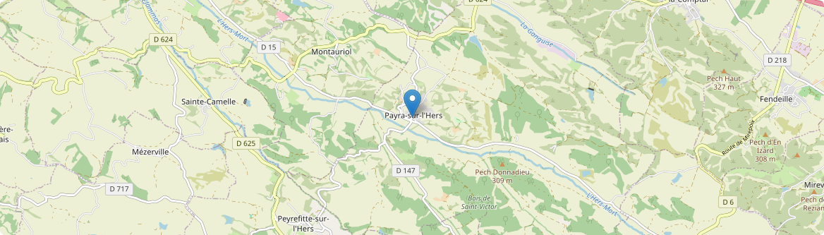 Payra-sur-l'Hers - Carte