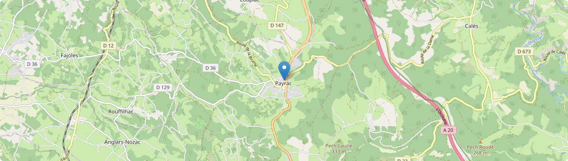 Payrac - Carte