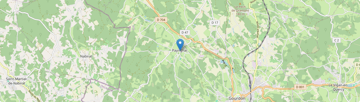 Payrignac - Carte