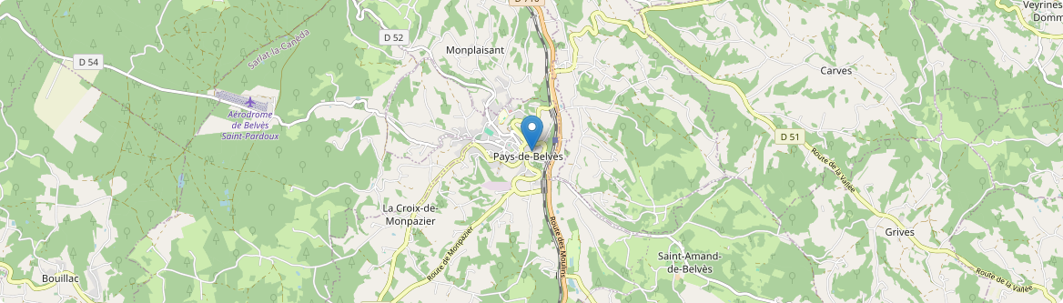 Pays de Belvès - Carte