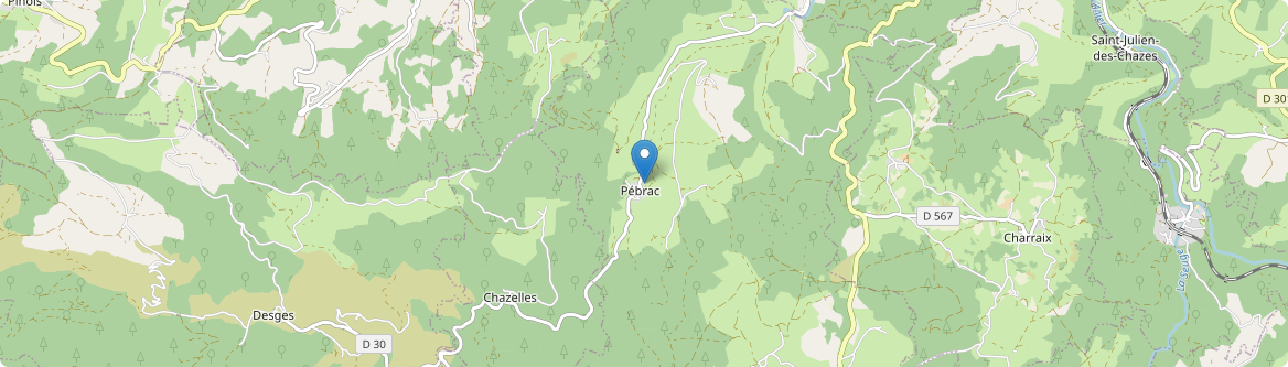 Pébrac - Carte