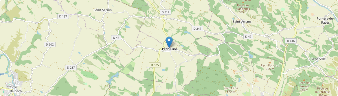 Pech-Luna - Carte