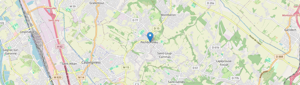 Pechbonnieu - Carte