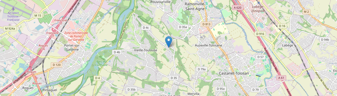 Pechbusque - Carte