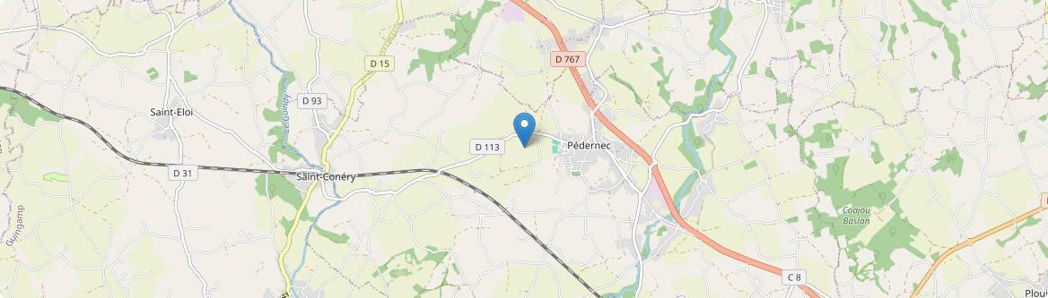 Pédernec - Carte