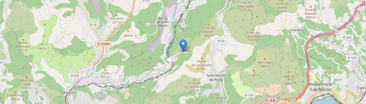 Peillon - Carte