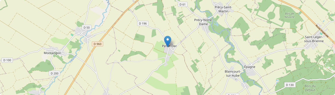 Pel-et-Der - Carte