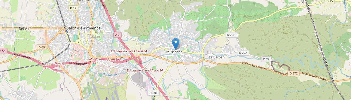 Pélissanne - Carte