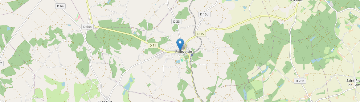 Pellevoisin - Carte