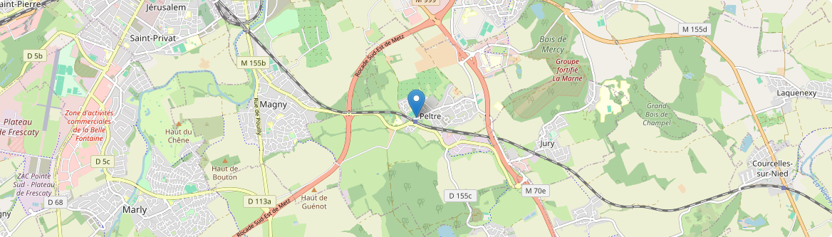 Peltre - Carte