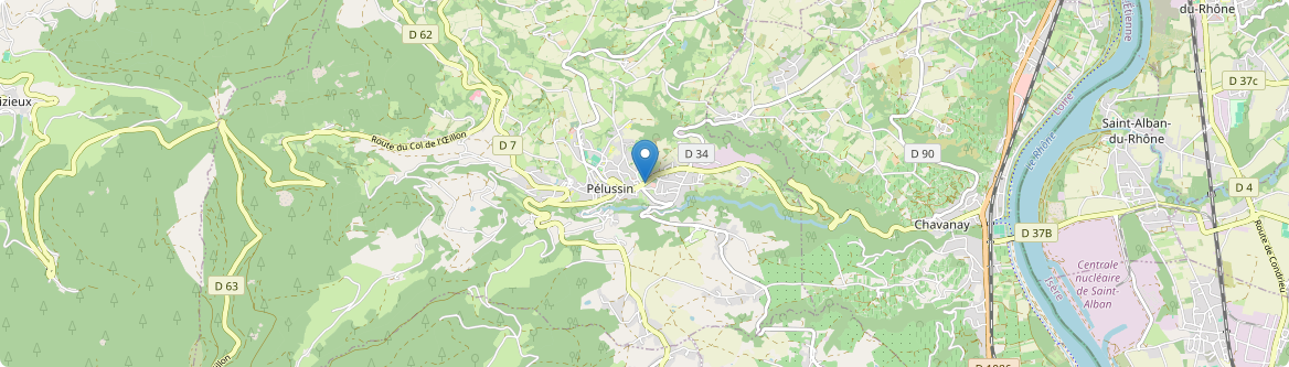 Pélussin - Carte