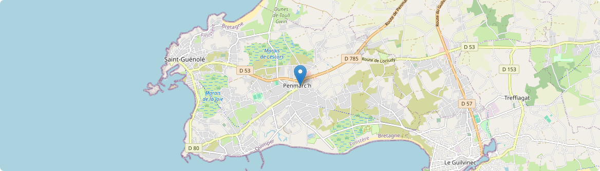Penmarch - Carte
