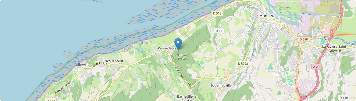 Pennedepie - Carte