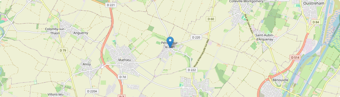 Périers-sur-le-Dan - Carte