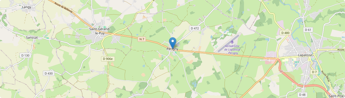 Périgny - Carte