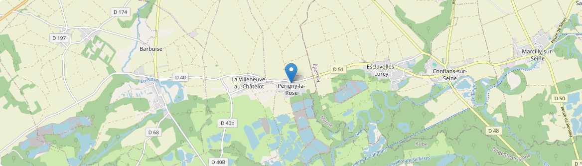 Périgny-la-Rose - Carte