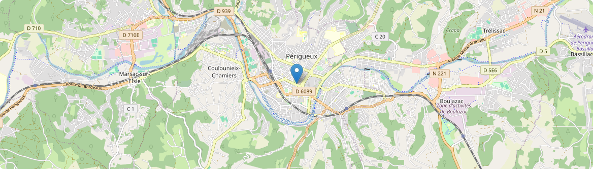 Périgueux - Carte